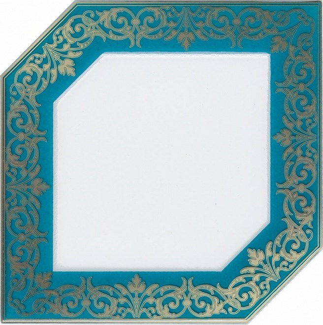 HGD/C250/18000 Декор Клемансо бирюзовый 15х15х6,9 - фото 101904