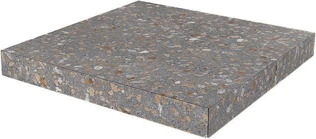 SG632200R/GCA Ступень угловая клееная Терраццо коричневый 33х33х11 - фото 109608