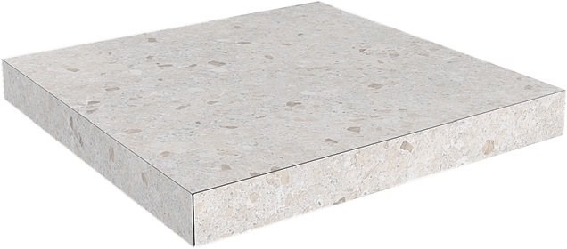 SG631820R/GCA Ступень угловая клееная Терраццо бежевый светлый  33x33x0,9 - фото 110282