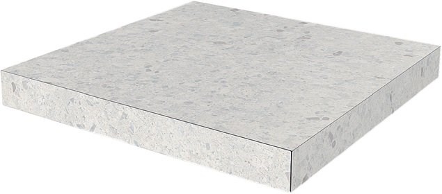 SG632420R/GCA Ступень угловая клееная Терраццо серый светлый  33x33x0,9 - фото 110290