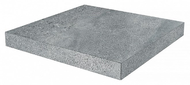 DD602320R/GCA Ступень угловая клееная Про Матрикс серый темный 33x33x0,9 - фото 110383