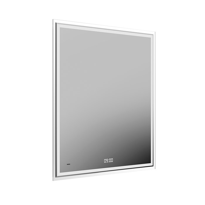 TE.mi.70 Зеркало TECNO c LED 70 с подсветкой, с функцией антизапотевание, белый глянцевый - фото 116340