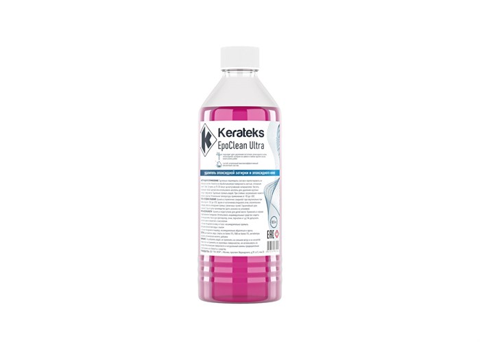 Средство для удаления остатков эпоксидной затирки KERATEKS EpoClean ULTRA 0,5л - фото 123514