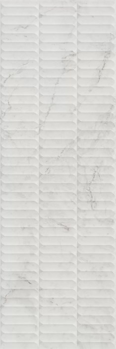 KM3090B0160R Тубкаль белый глянцевый структура обрезной 30x89,5x1,05 - фото 125851