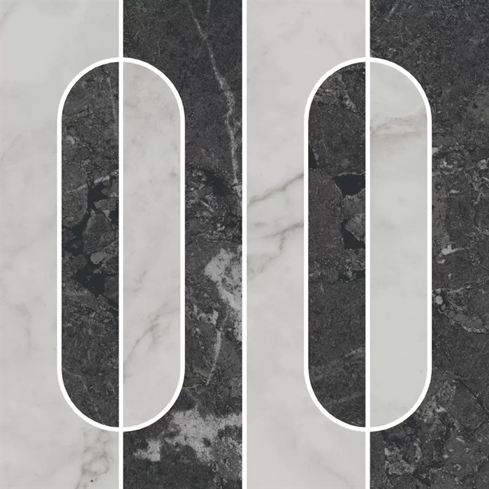 KMD2HID013GR Декор Тубкаль наборный матовый обрезной 30x30x0,9 - фото 127113