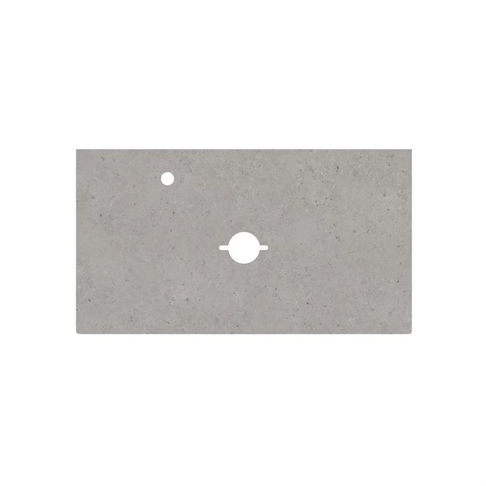 SG519920RL90Ta2 Спец. изделие декоративное для накладных раковин SAFI Риккарди 90 см, серый светлый матовый - фото 129874