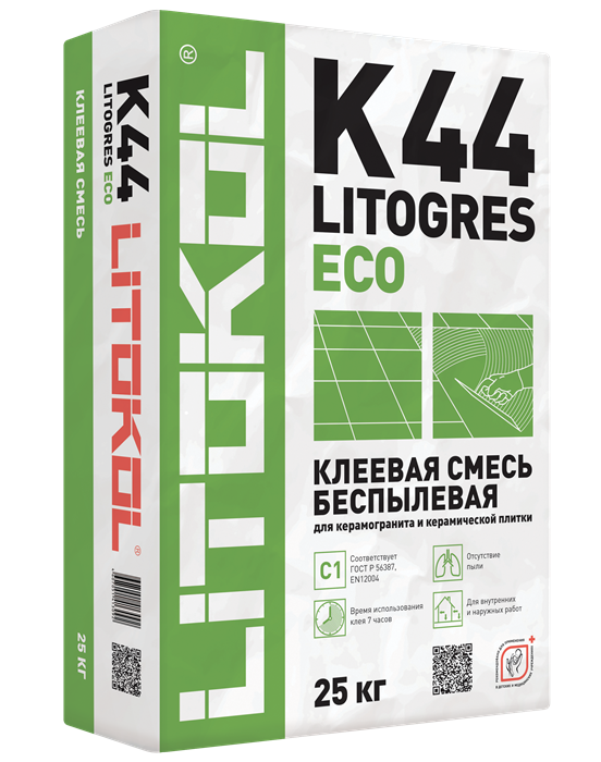 LITOGRES K44 ECO серый мешок 25 кг - фото 94969