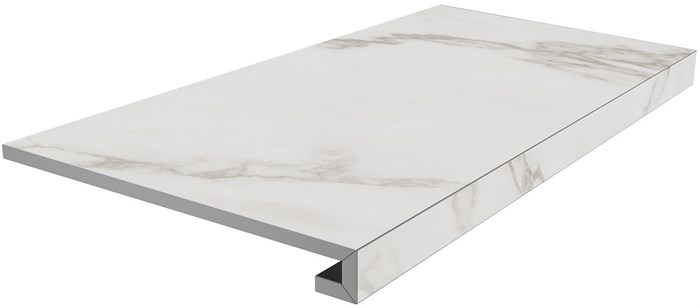 SG850190R/GCF Ступень клееная Монте Тиберио серый светлый матовый 33x80x0,9 - фото 95752