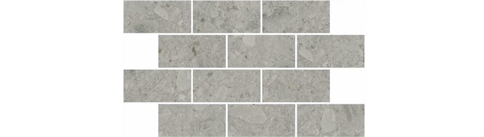 DD606020/MM Декор Чеппо ди Гре мозаичный серый матовый обрезной 34,6x20x0,9 - фото 95957