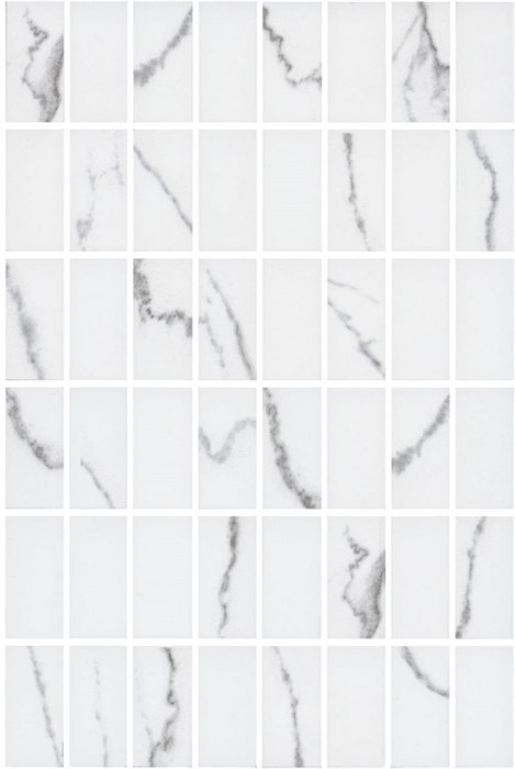 MM8380 Декор Мираколи мозаичный белый глянцевый 20x30x0,69 - фото 96089