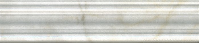 BLE024 Бордюр Багет Кантата белый глянцевый 25x5,5x1,8 - фото 96241