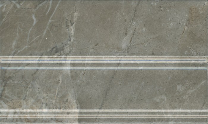 FMB034 Плинтус Кантата серый глянцевый 25x15x1,5 - фото 96246