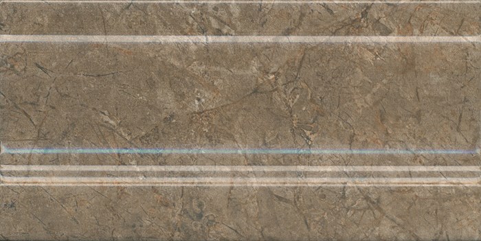 FMD043 Плинтус Каприччо коричневый глянцевый 20x10x1,3 - фото 96259