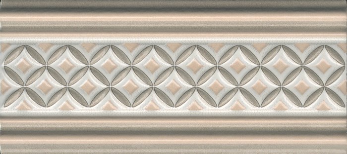 LAB001 Бордюр Монтальбано 3 матовый 15x6,7x1 - фото 96282