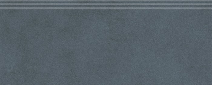 FMF019R Плинтус Чементо синий тёмный матовый обрезной 30x12x1,3 - фото 96309