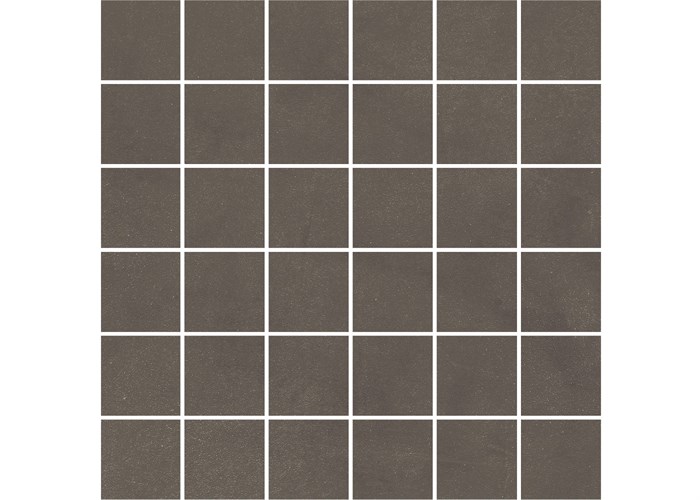 DD6418/MM Декор Про Чементо мозаичный коричневый тёмный матовый 30x30x0,9 - фото 96645
