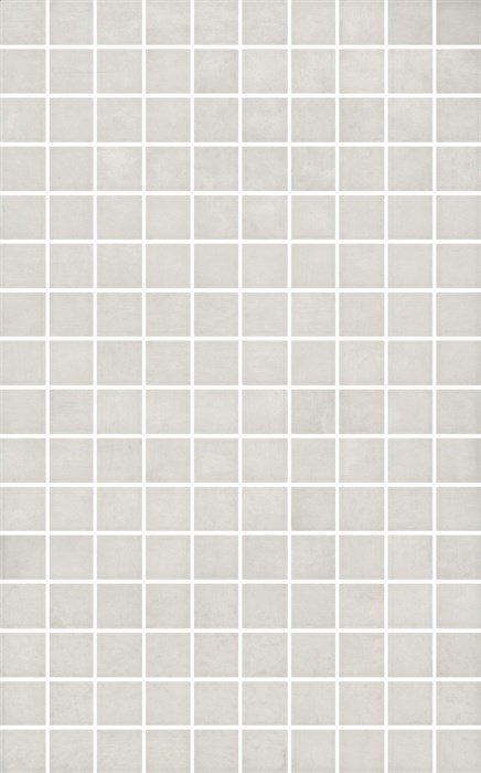 MM6415 Декор Левада мозаичный серый светлый глянцевый 25х40 25x40x8 - фото 97161