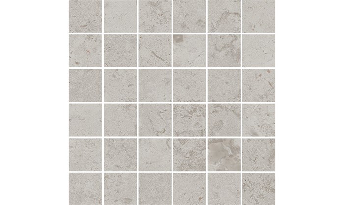 DD205320/MM Декор Про Лаймстоун серый светлый матовый мозаичный 30x30x0,9 - фото 98370