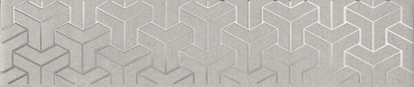 AD/B569/6398 Бордюр Ломбардиа серый 25x5,4x8 - фото 98979