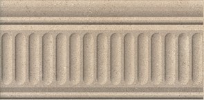 19022/3F Бордюр Золотой пляж тёмный беж структурированный 20х9,9х6,9