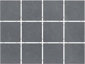 1290H Амальфи серый темный, полотно 29,8х39,8 из 12 частей 9,8x9,8x7