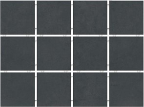 1291H Амальфи черный, полотно 29,8х39,8 из 12 частей 9,8x9,8x7
