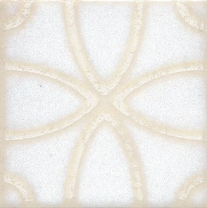 STG/B405/1266 Вставка Амальфи орнамент белый 9,9х9,9х7