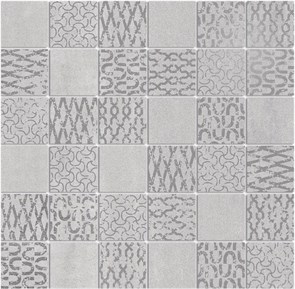 DD201220/MM Декор Про Дабл серый светлый мозаичный 30x30x0,9