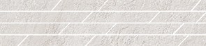 SG144/003T Бордюр Гренель серый светлый мозаичный 46,8x9,8x0,9