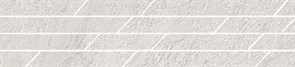 SG144/003T Бордюр Гренель серый светлый мозаичный 46,8x9,8x0,9