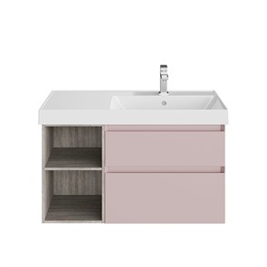 {{photo.Alt || photo.Description || 'CU.90rh\MAL Тумба CUBO 90 см правая 2 ящика + отк полка, мальва+метс'}}