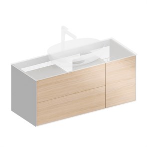 {{photo.Alt || photo.Description || 'PLB.M.120.3/OAK.V Тумба PLAZA Modern подвесная 120 дуб виченца 3 ящика'}}