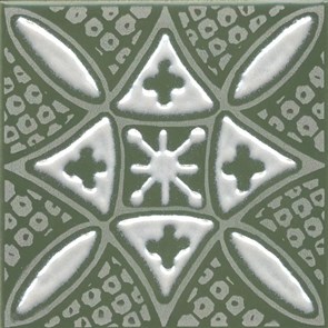 {{photo.Alt || photo.Description || 'KMD3STA019GN Декор Бахия 2 зелёный глянцевый 9,8x9,8x0,7'}}