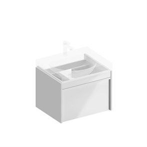 {{photo.Alt || photo.Description || 'MOD.60.1+1/WHT Тумба MODULA подвесная 60 с ящиком 1+1, белая глянцевая'}}