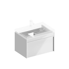 {{photo.Alt || photo.Description || 'MOD.70.1+1/WHT Тумба MODULA подвесная 70 с ящиком 1+1, белая глянцевая'}}