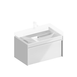 {{photo.Alt || photo.Description || 'MOD.80.1+1/WHT Тумба MODULA подвесная 80 с ящиком 1+1, белая глянцевая'}}