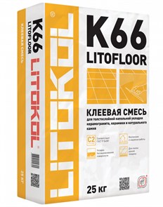 LITOFLOOR K66 серый мешок 25 кг