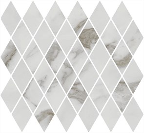 T054/48016 Декор Монте Тиберио мозаичный бежевый светлый глянцевый 37,5x35x1