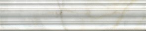 BLE024 Бордюр Багет Кантата белый глянцевый 25x5,5x1,8