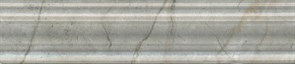 BLE025 Бордюр Багет Кантата серый светлый глянцевый 25x5,5x1,8