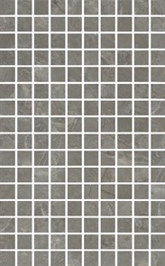MM6434 Декор Кантата мозаичный серый глянцевый 25x40x0,8