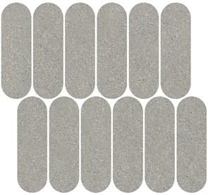 ID144 Декор Джиминьяно наборный серый матовый 30x32x0,9