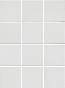 1332 Агуста белый натуральный 9,8х9,8 из 12 частей 9,8x9,8x7