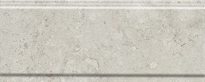 BDA020R Бордюр Карму серый светлый матовый обрезной 30х12 30x12x13
