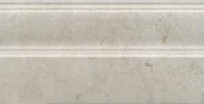 FMA028R Плинтус Карму серый светлый матовый обрезной 30х15 30x15x17