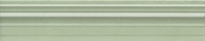 BLE018 Бордюр Багет Левада зеленый светлый глянцевый 25х5,5 25x5,5x18