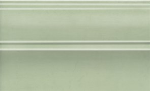 FMB027 Плинтус Левада зеленый светлый глянцевый 25х15 25x15x15