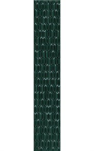 LSB001 Бордюр Левада зеленый темный глянцевый 40х7 40x7,1x9
