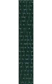LSB001 Бордюр Левада зеленый темный глянцевый 40х7 40x7,1x9