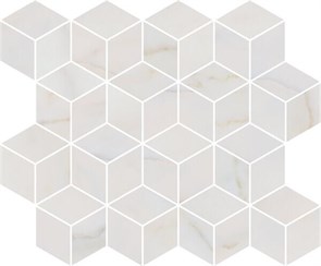 T017/14003 Декор Греппи белый мозаичный 45x37,5x10